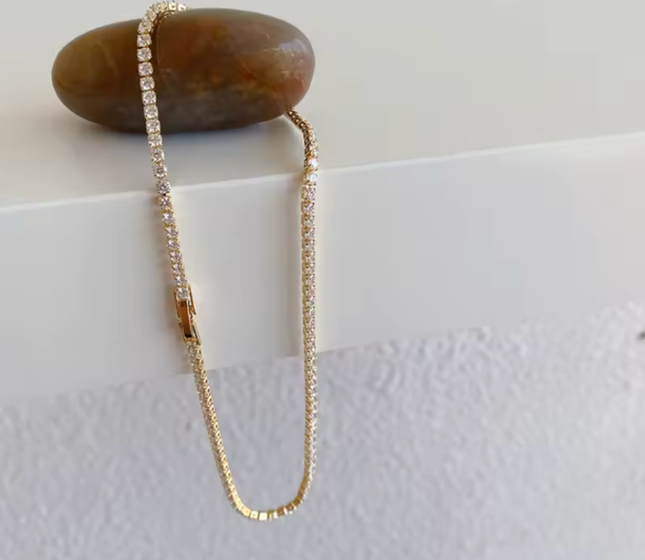 Iced Out Tennis Chain Necklace for Women